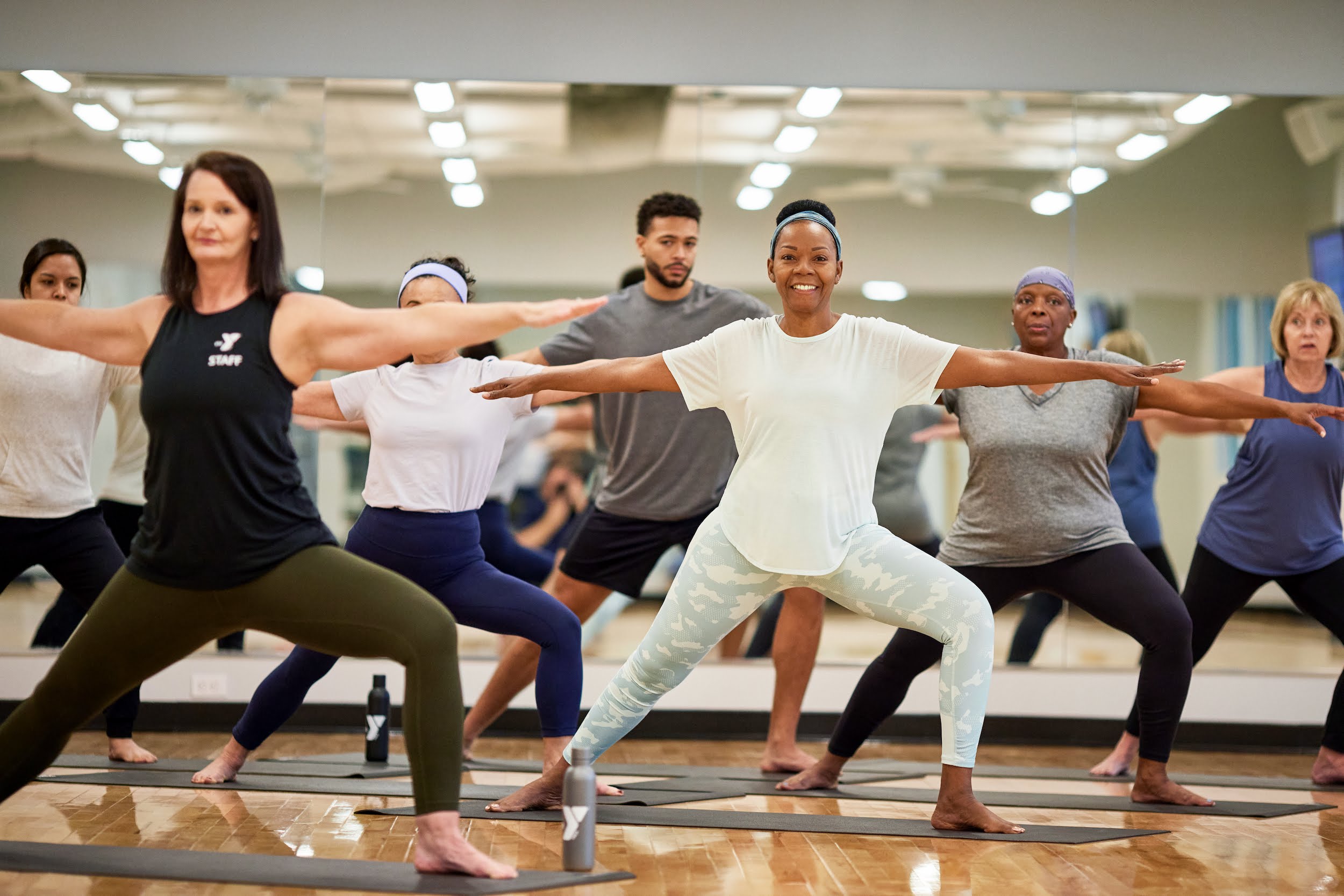 ymca group yoga class