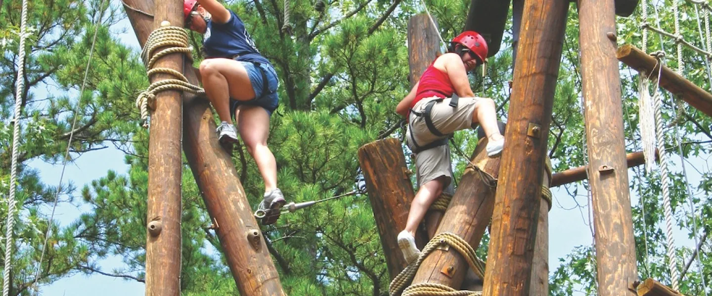 alpine tower at ymca trout lodge