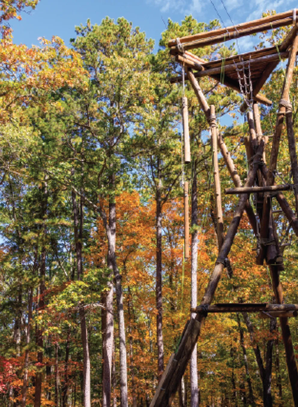 ymca trout lodge alpine climbing tower