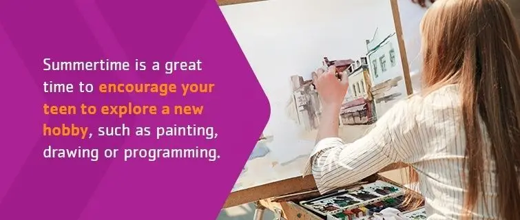 how to keep your teenager busy during the summer learn a new skill
