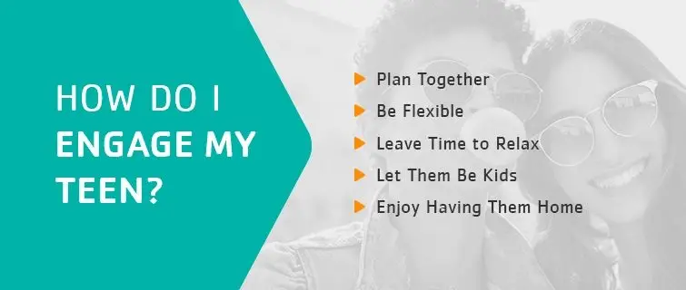 how do I encourage my teen and keep them busy during the summer