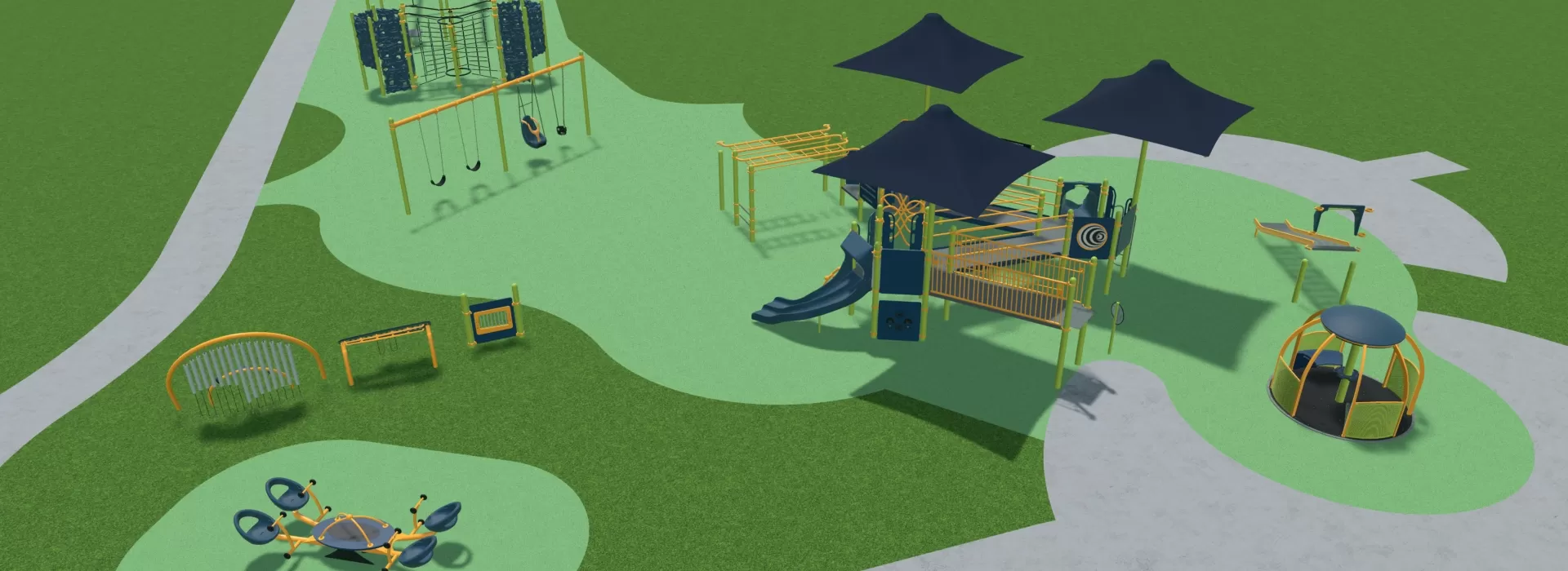 ymca adaptive sports complex rendering