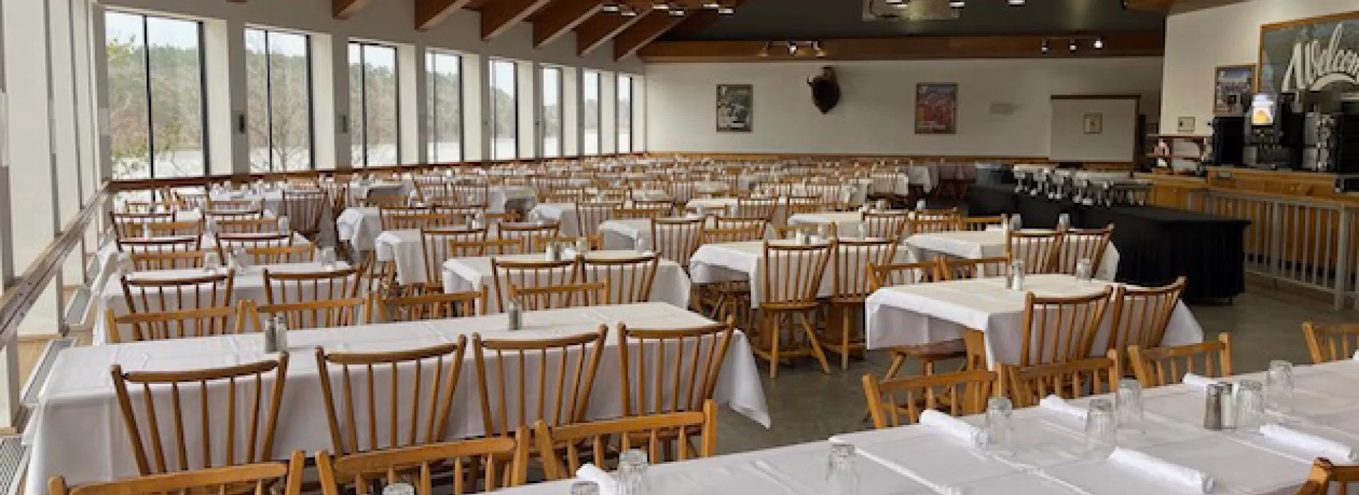 trout lodge groups dining hall