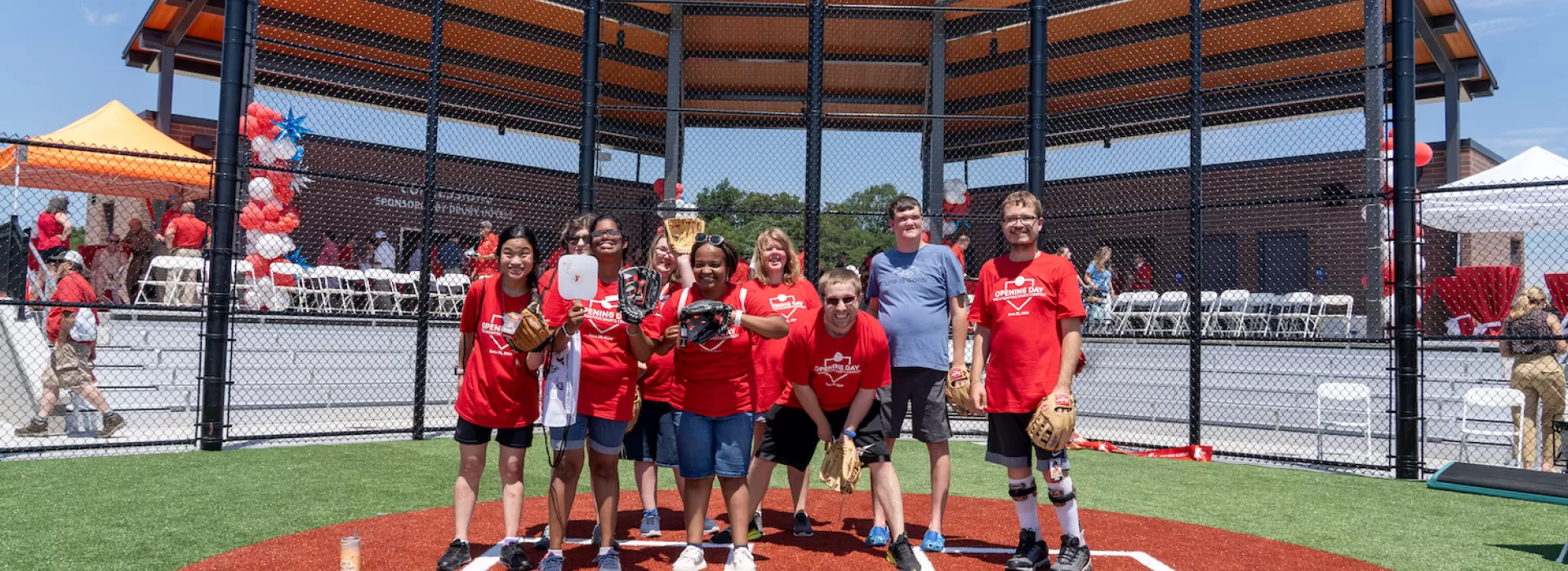 YMCA Adaptive Sports Complex featuring Paul Goldschmidt Field and Cardinals Care Ribbon Cutting